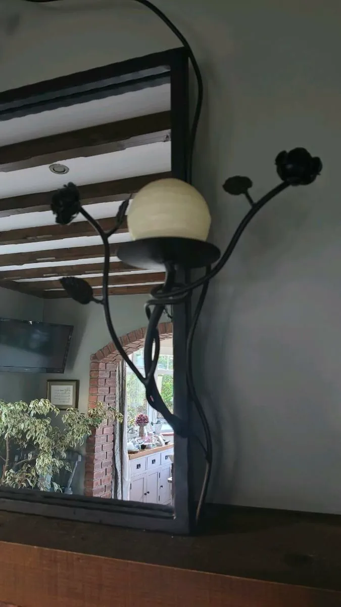 2 seater, mirror and chair for sale - Image 4