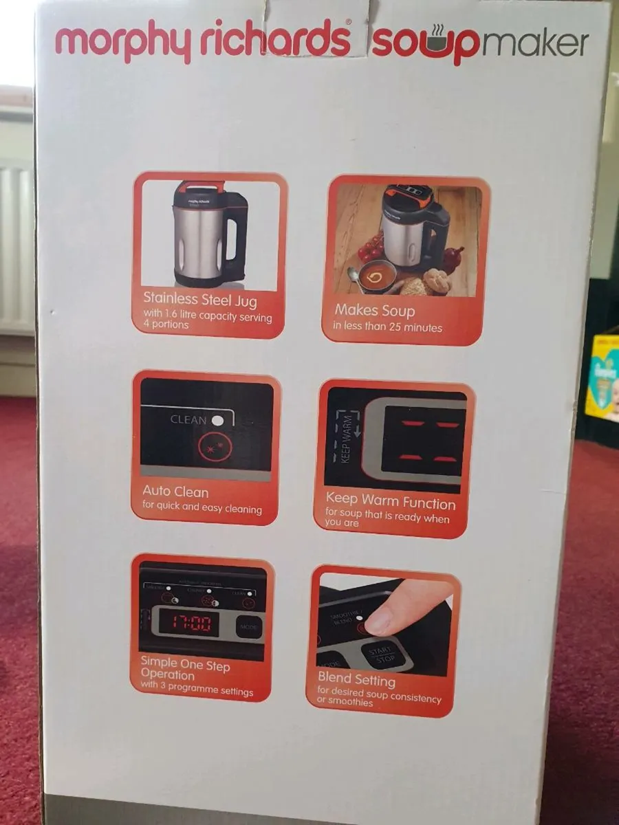 Soupmaker NEW - Morphy Richards - Image 3