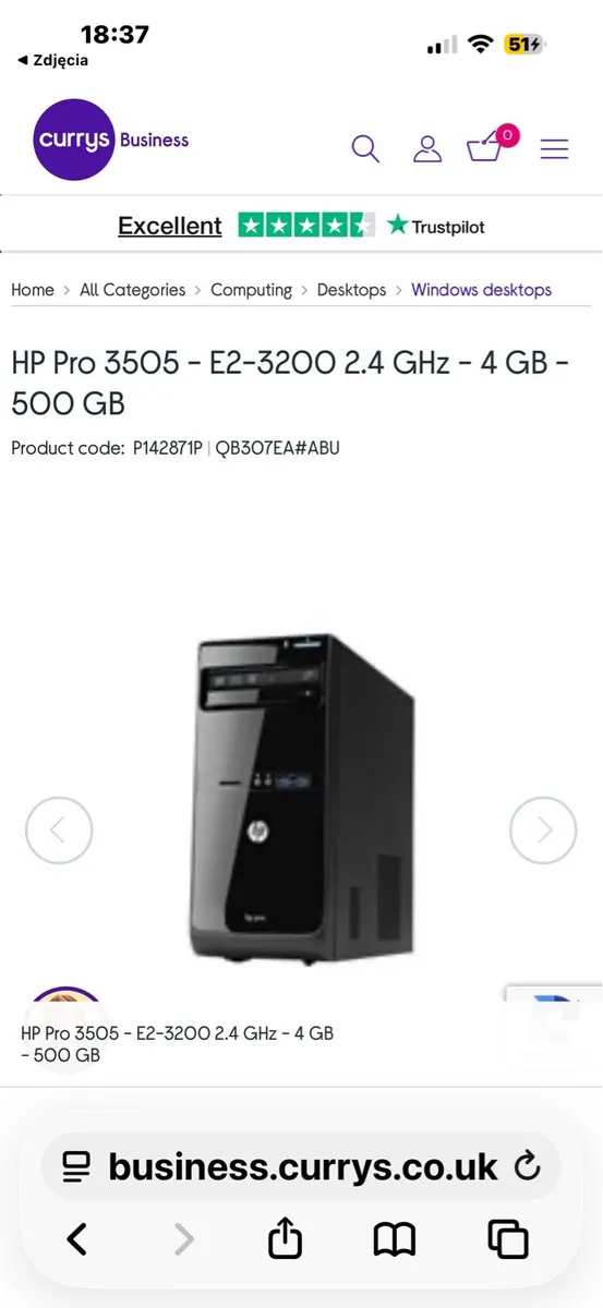 Hp pro with Dell monitor - Image 1