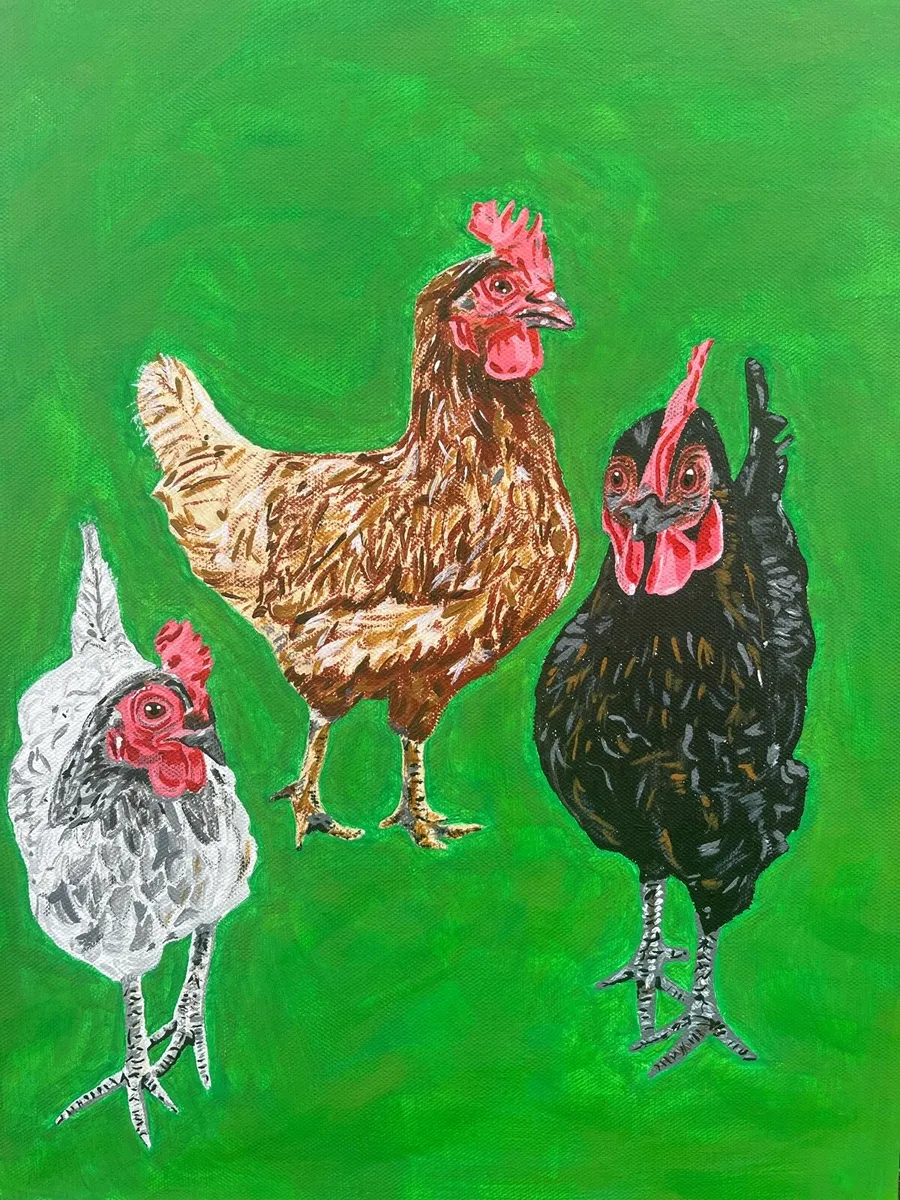 Hen Painting - Image 1
