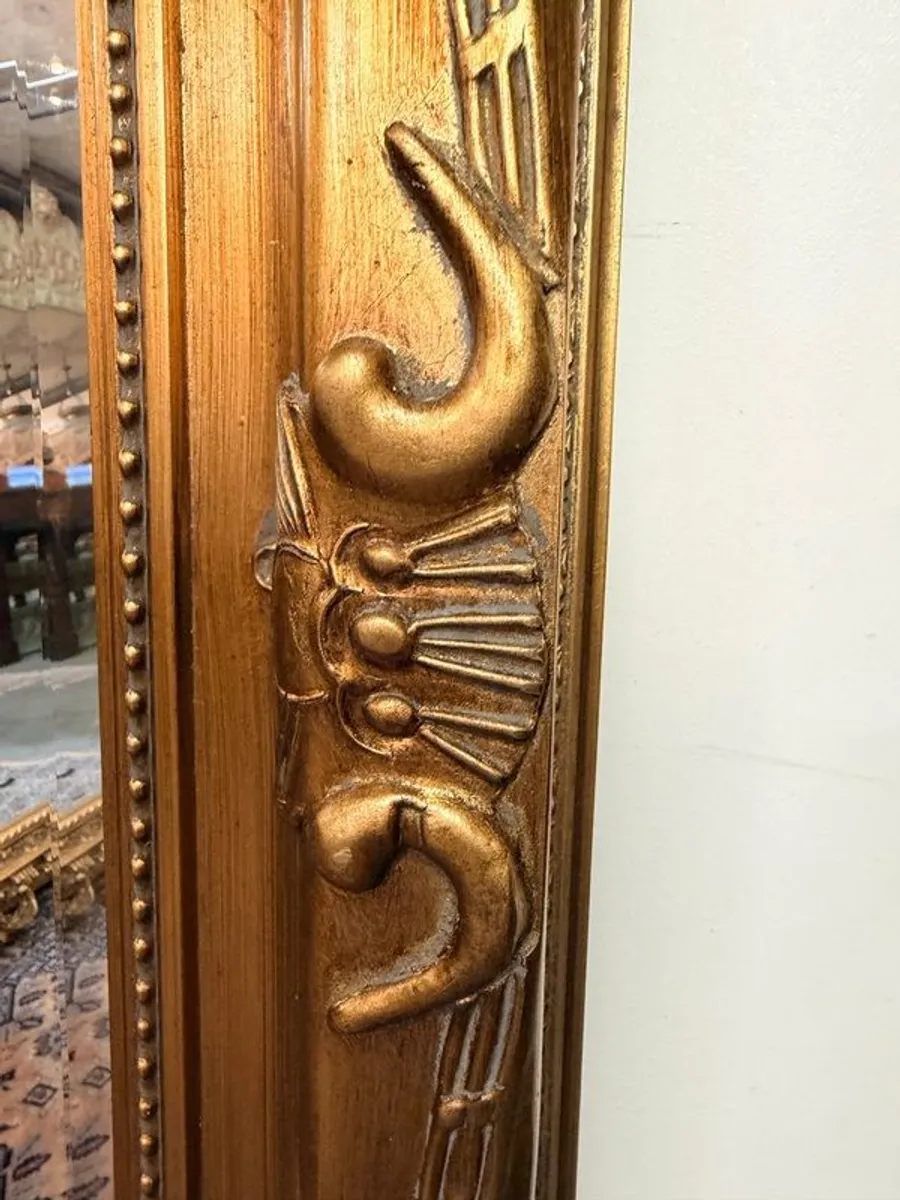 Large Gilt Double Frame Gilt Mirror - Image 3
