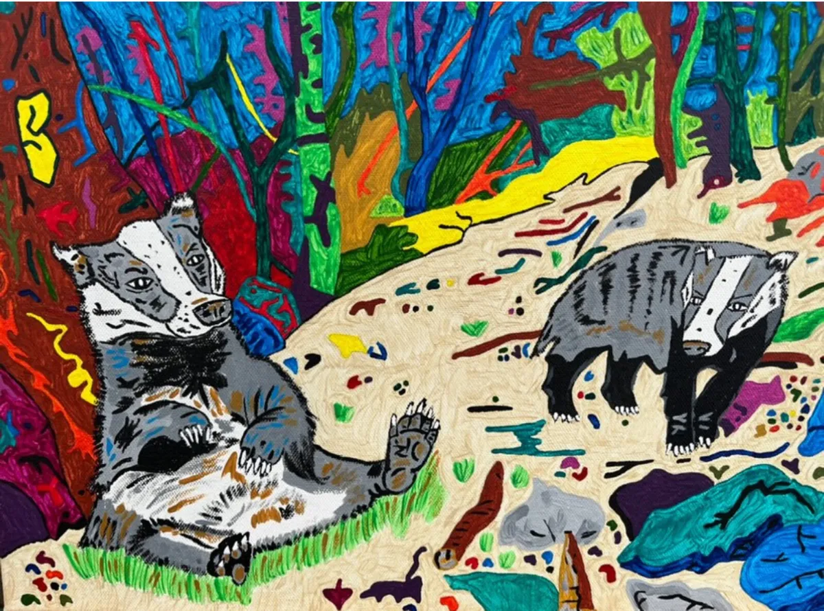 Badger Painting - Image 1
