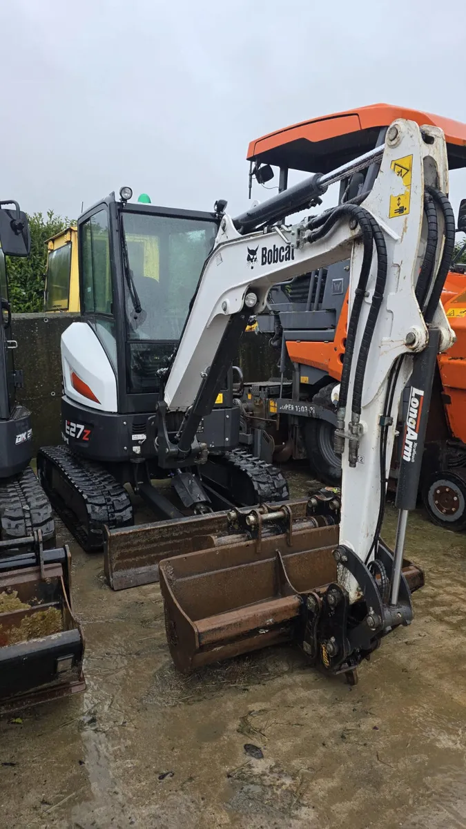 Bobcat E27z  Mini Excavator (low hours) - Image 2