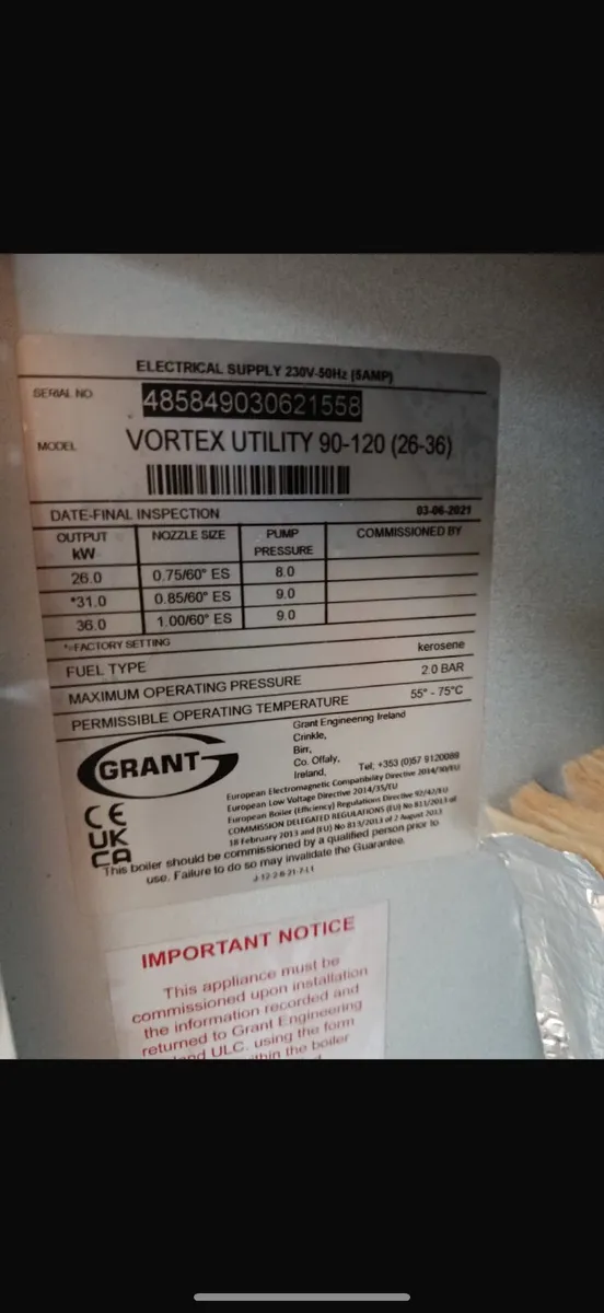 Indoor oil Boiler - Image 2