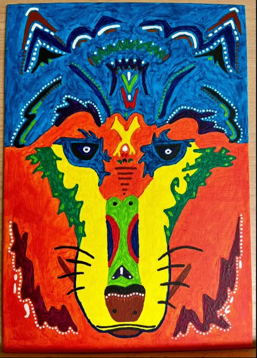 Wolf Painting - Image 1