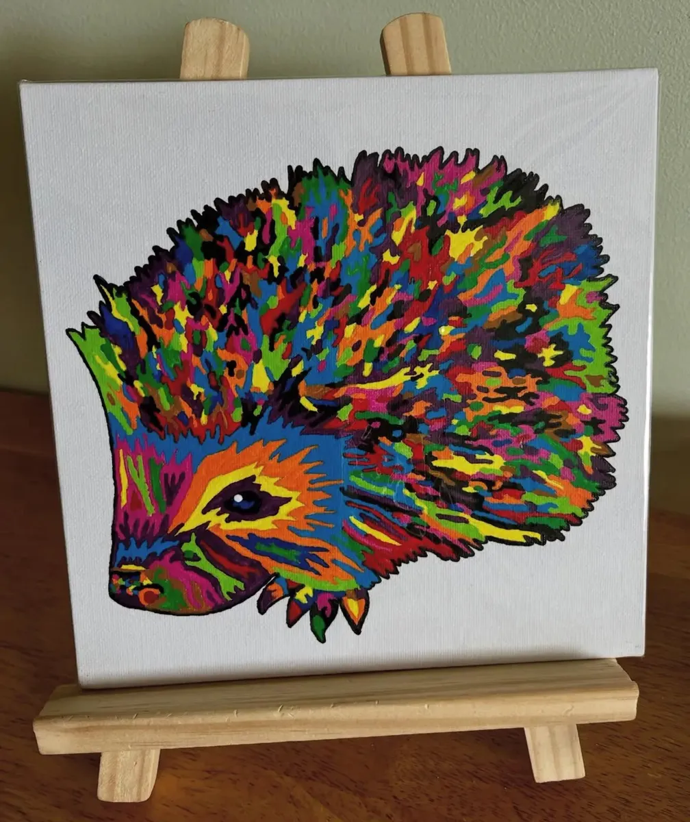 Hedgehog Painting - Image 1