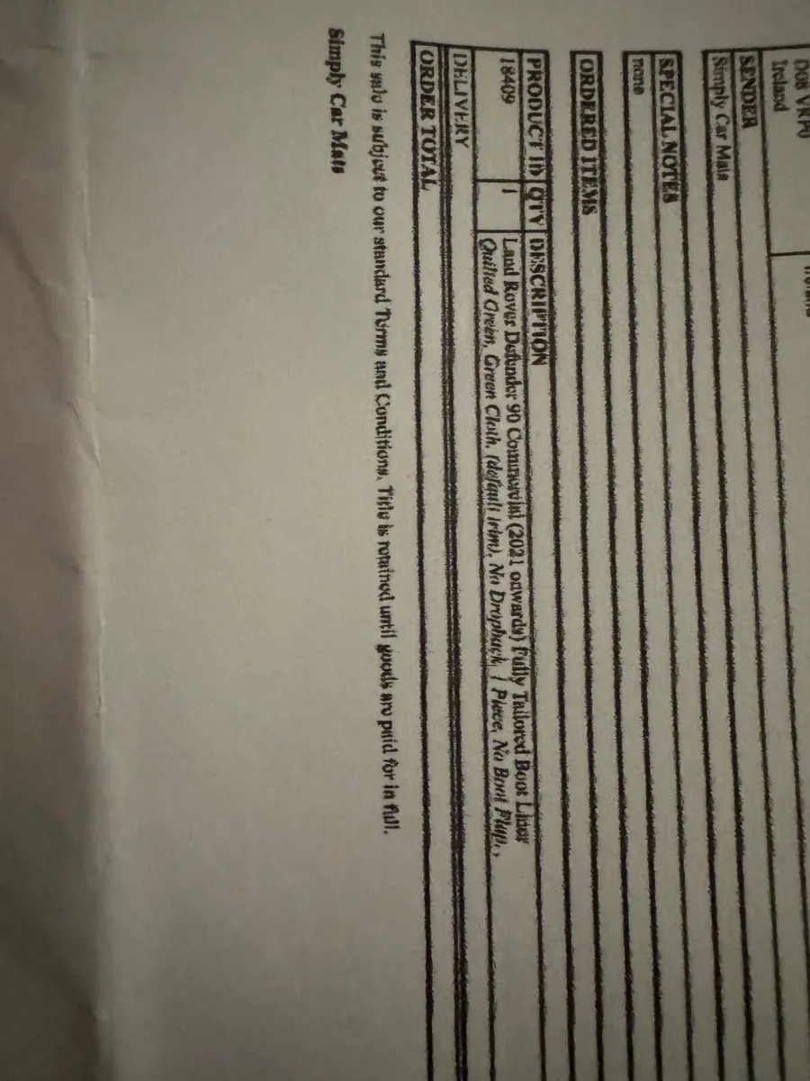 New boot liner for discovery 90 - Image 3