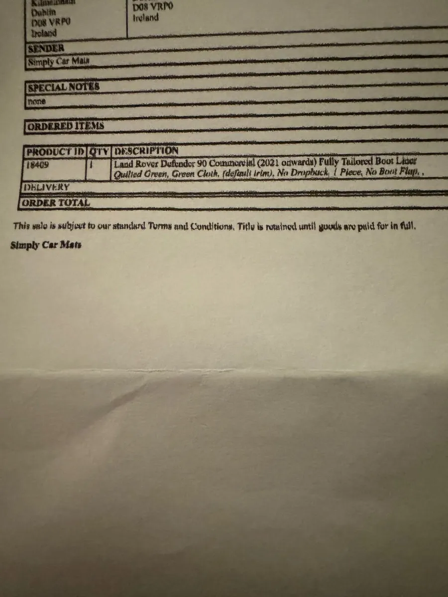 New boot liner for discovery 90 - Image 4