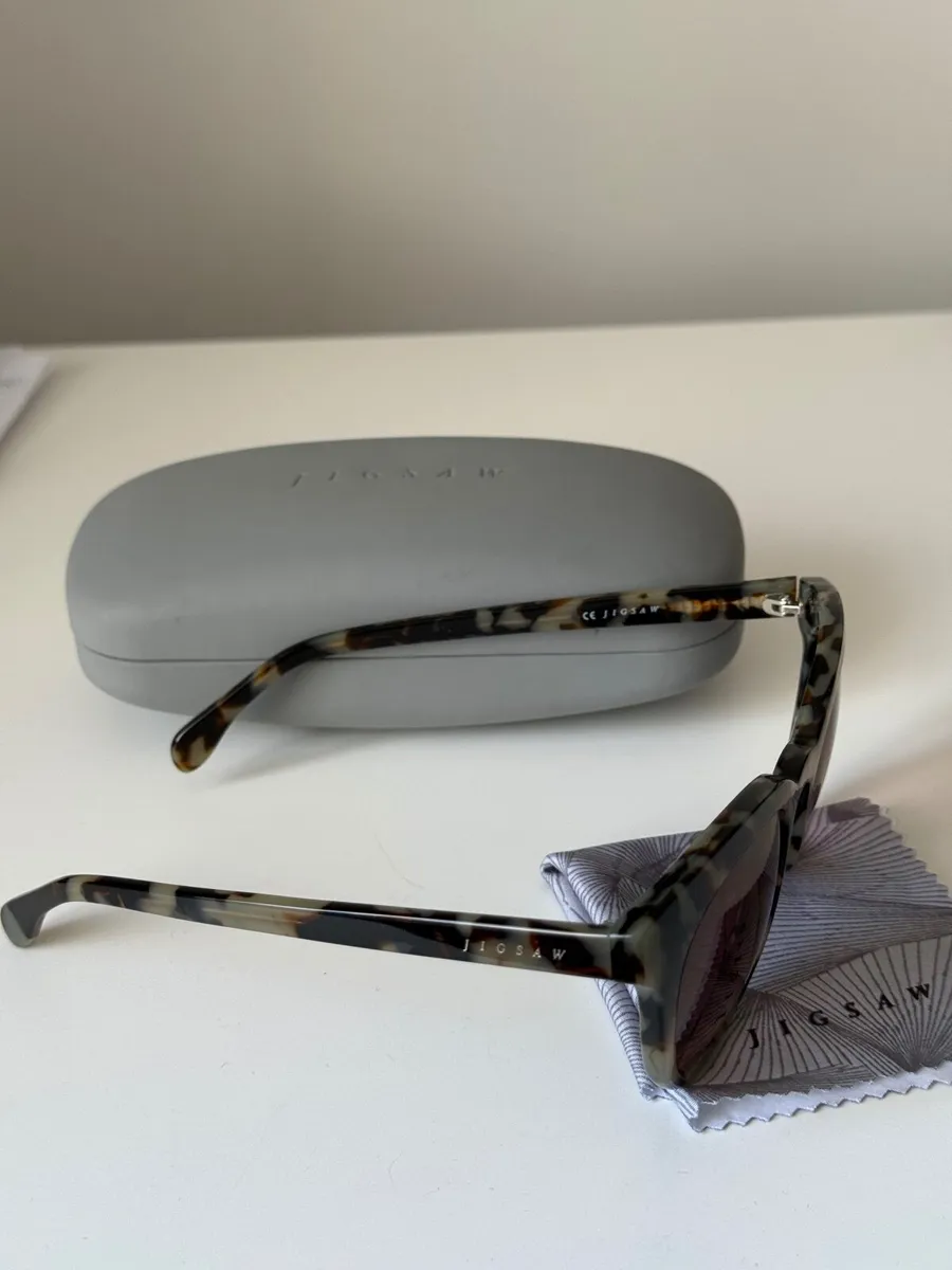 Jigsaw Tortoiseshell Round Sunglasses - Image 2