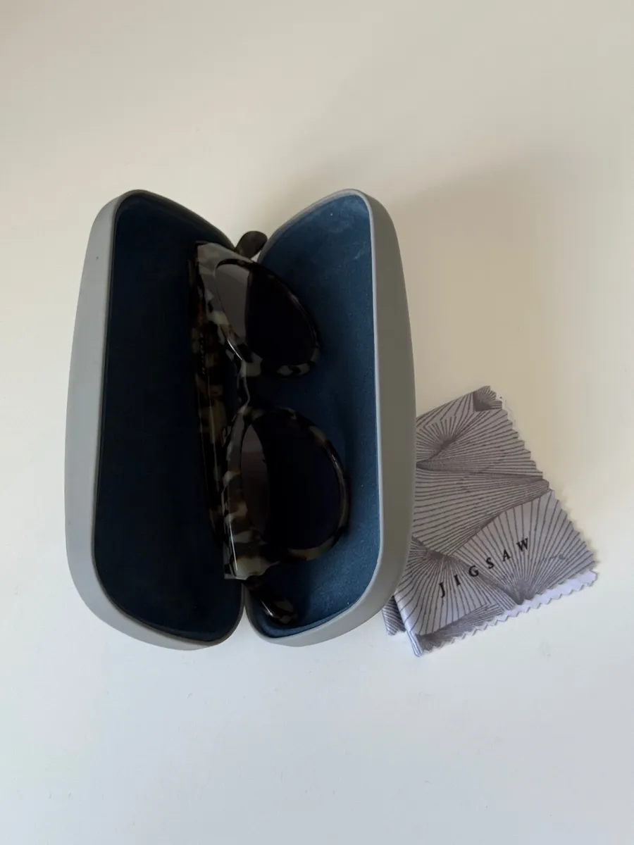 Jigsaw Tortoiseshell Round Sunglasses - Image 4