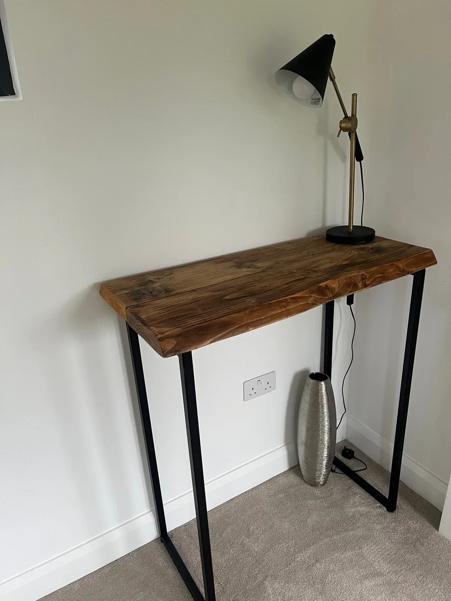 Beautiful tall standing timber desk or table