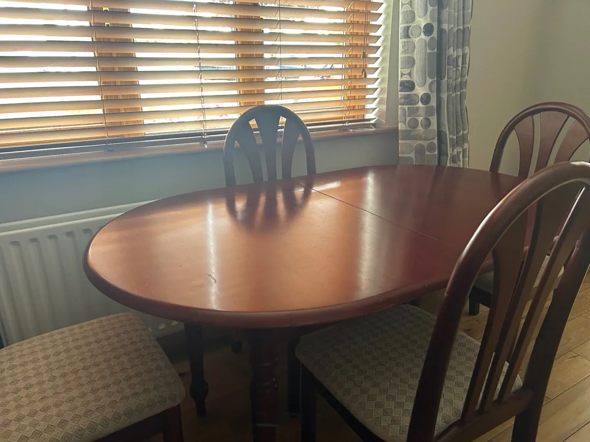 Table and chairs