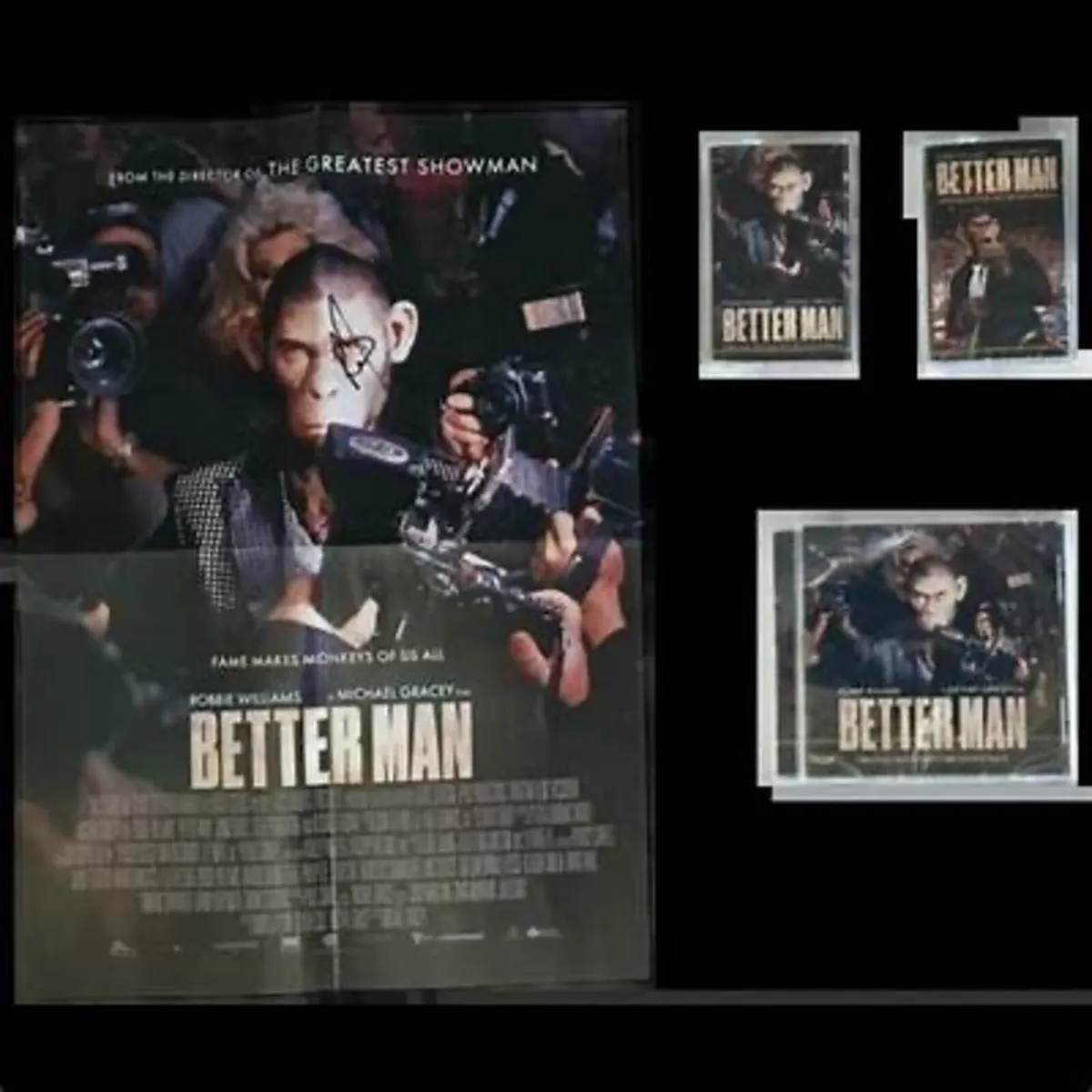 Better man signed  2 tapes cd  not signed - Image 1