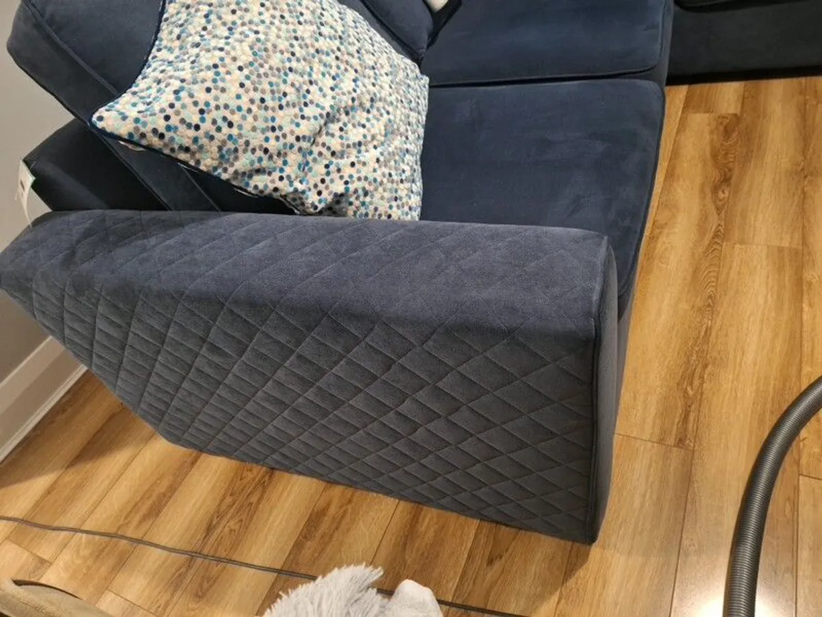 Navy corner couch - Image 2