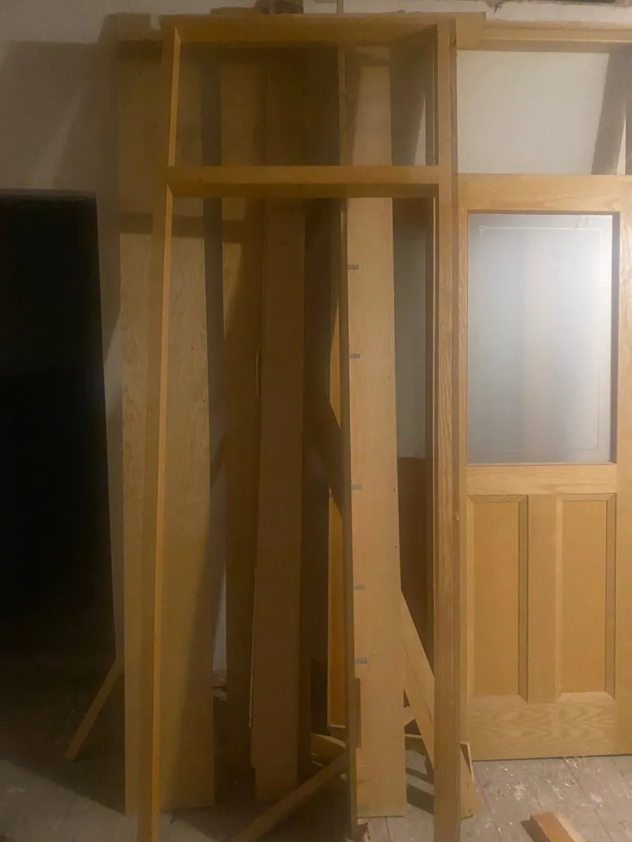 Office timber porch , door and glazing - Image 2