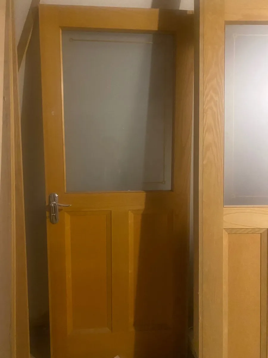 Office timber porch , door and glazing - Image 1