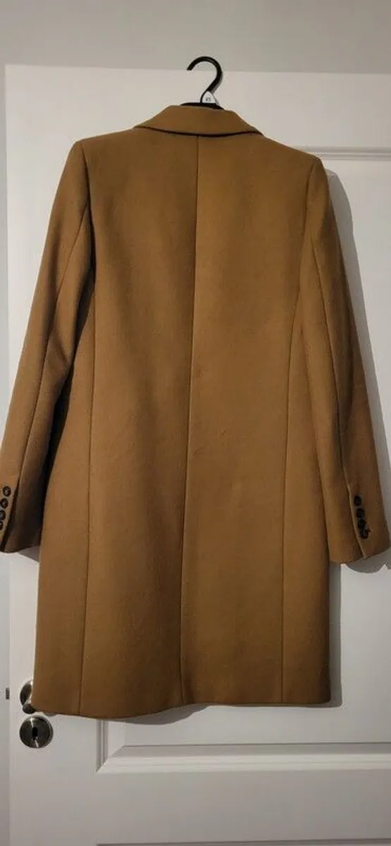 Zara tan coloured coat - Image 2