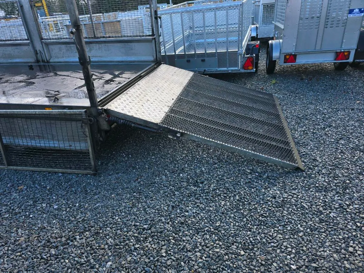 14ft nugent dropside mesh trailer & big ramp door - Image 2