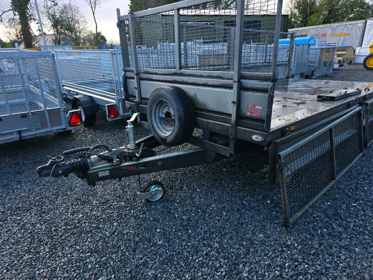 14ft nugent dropside mesh trailer & big ramp door - Image 3