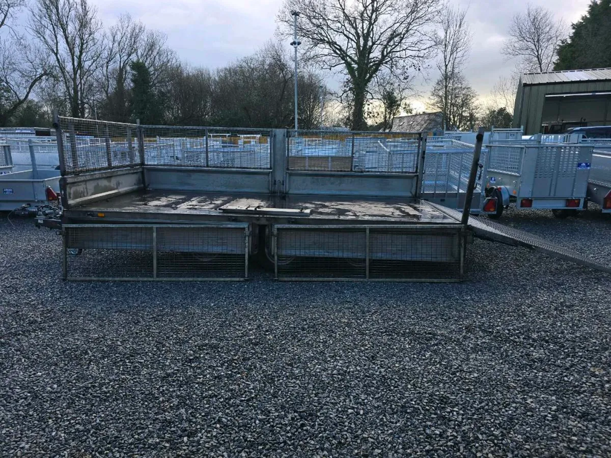 14ft nugent dropside mesh trailer & big ramp door - Image 4