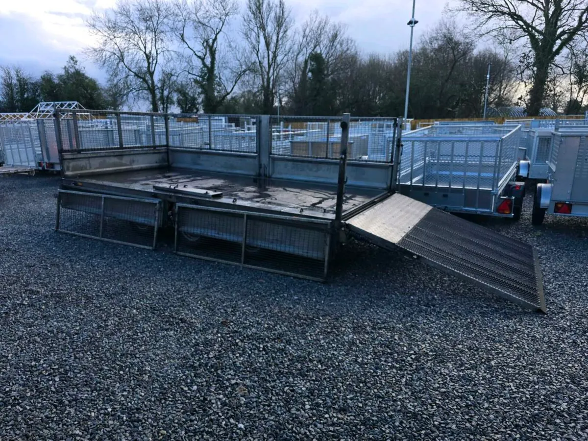 14ft nugent dropside mesh trailer & big ramp door - Image 3