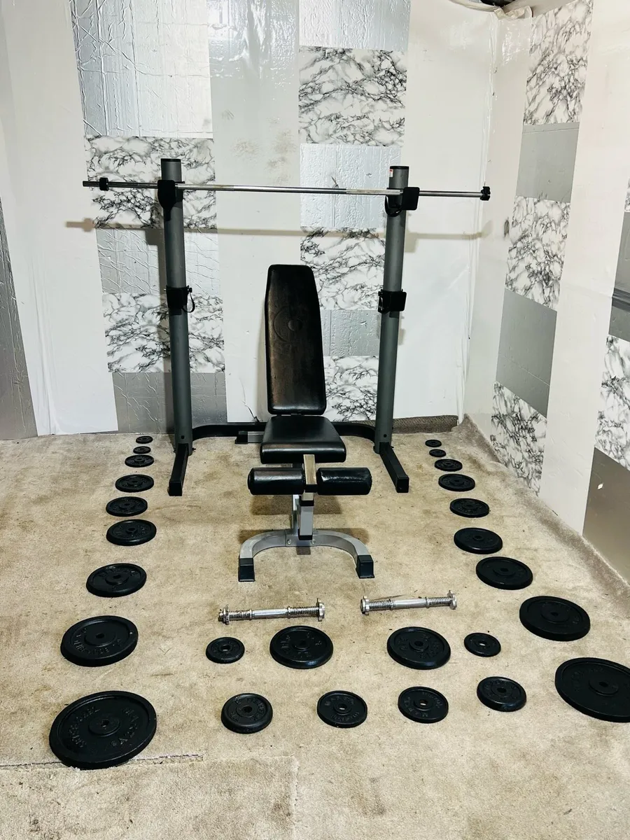 IRON WEIGHTS BENCH RACK BARBELL DUMBBELLS 💪 - Image 4