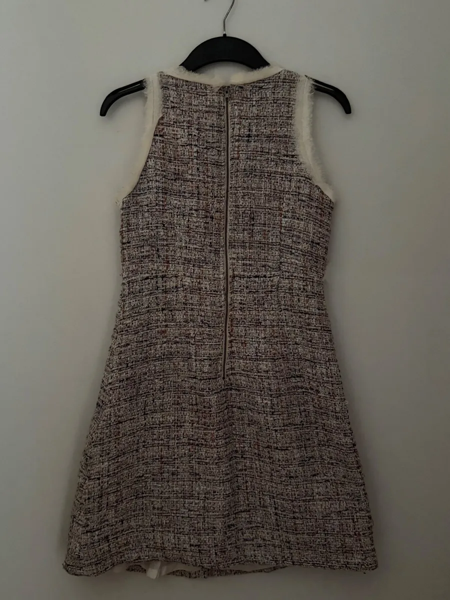 Lavand Classic Tweed Sleeveless Mini Dress - Image 4