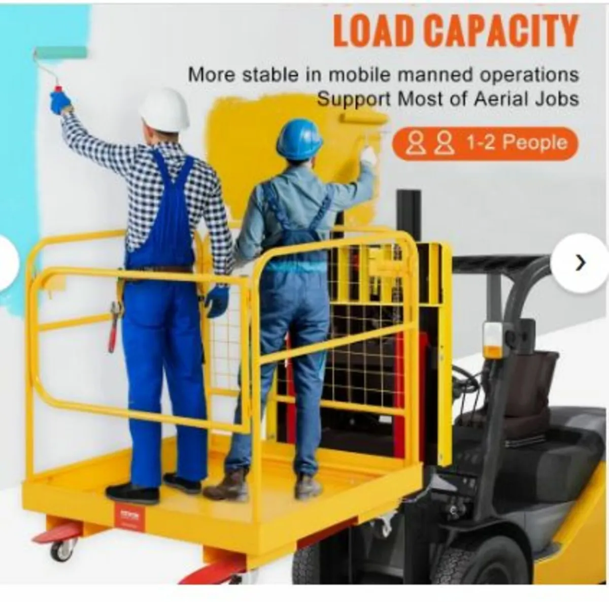 Forklift Safety Cage, 544.3 kg Load Capacity - Image 2