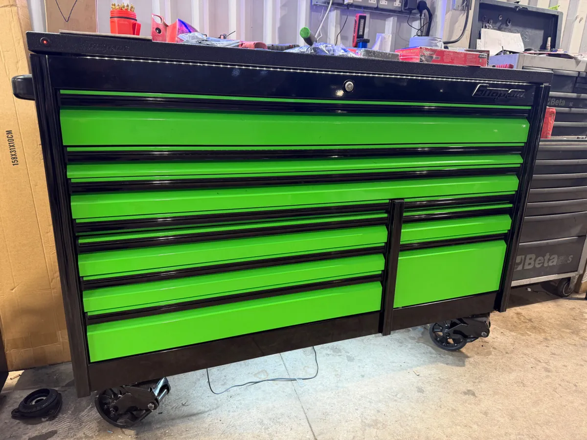 Snap-on Toolbox 68” Epiq LED Rhino Top 3mth old - Image 1
