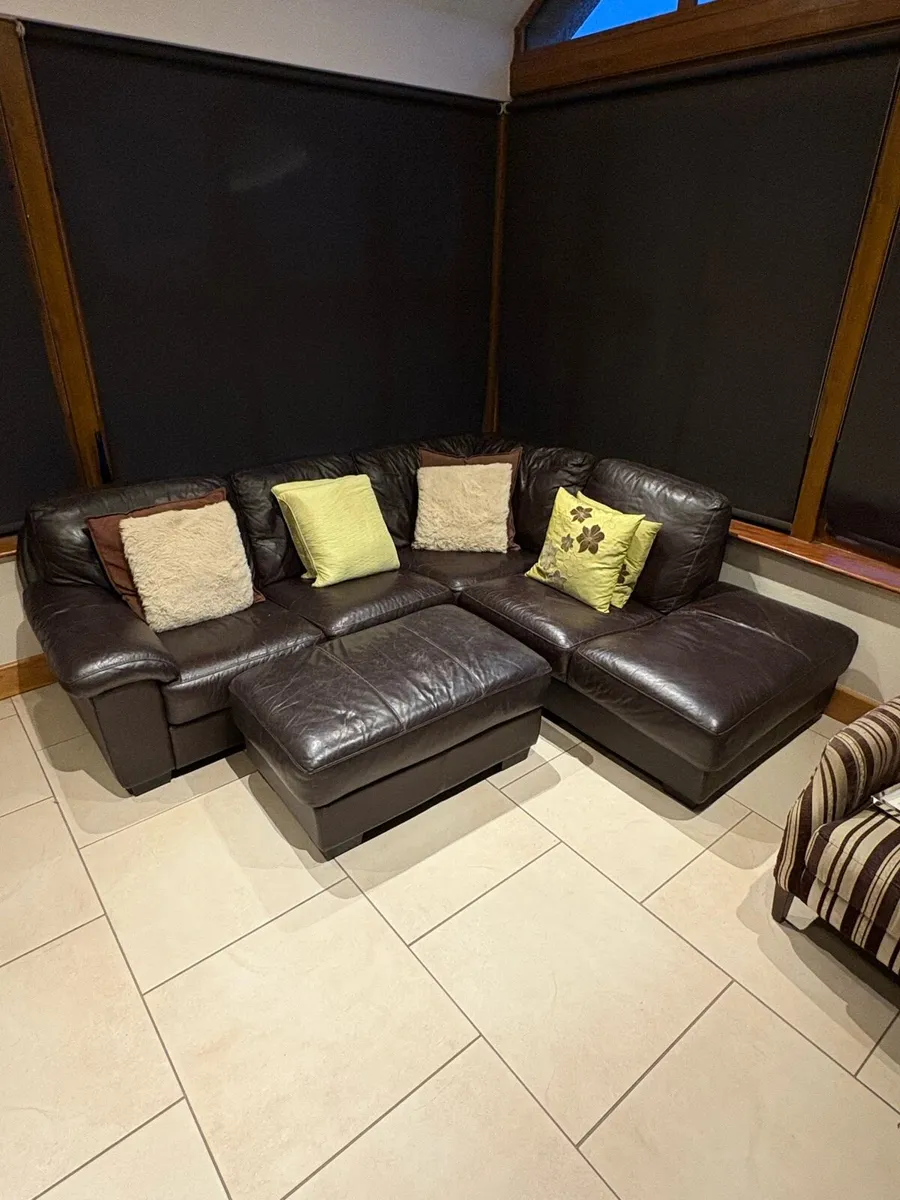 Couch and Footrest - Image 2