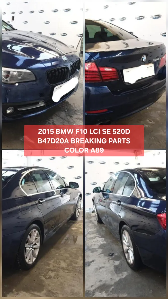 2015 BMW F10 LCI SE 520D BREAKING PARTS B47D20A - Image 2