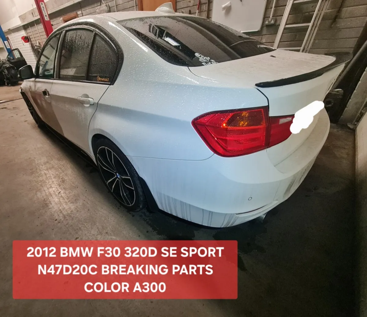 2012 BMW F30 320D SE SPORT BREAKING PARTS N47D20C - Image 4