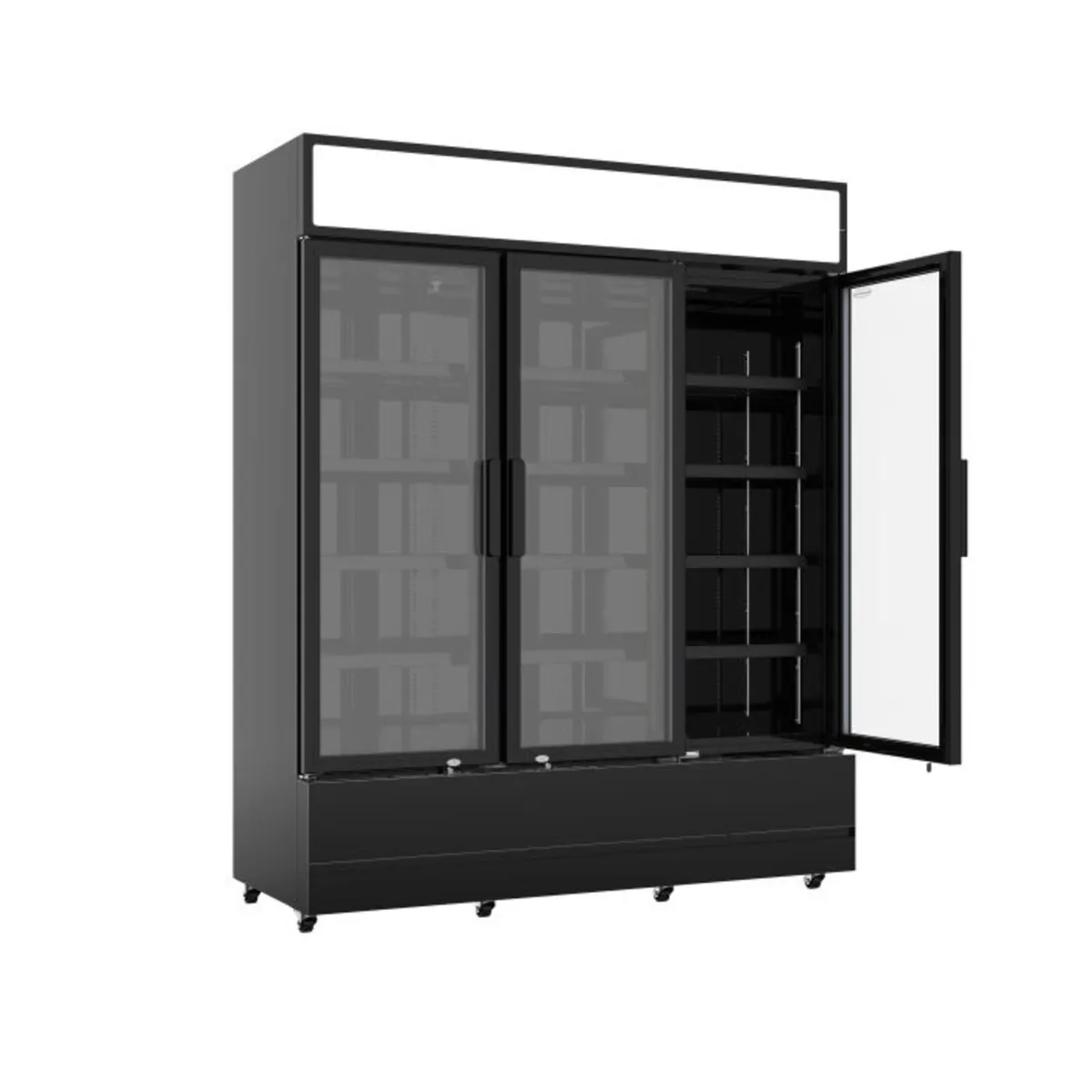 New 3 Glass Door Fridge - Image 3