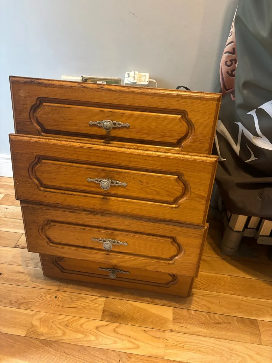 Couches, TV stand and Oak kitchen doors - Image 2