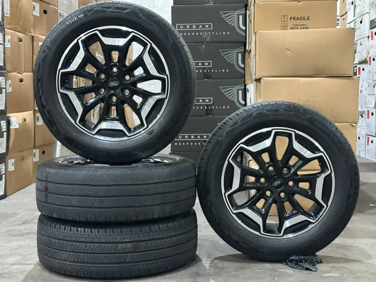 17" Genuine FORD TRANSIT CUSTOM Alloys & TYRES - Image 1