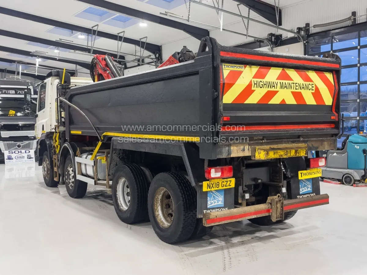 2018 (18) DAF CF 440 8X4 TIPPER GRAB - Image 4