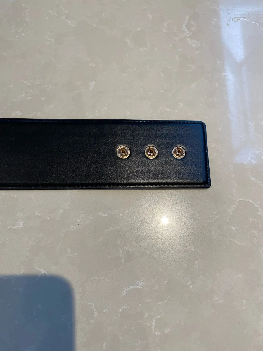 Ladies Black Leather Belt - Image 4