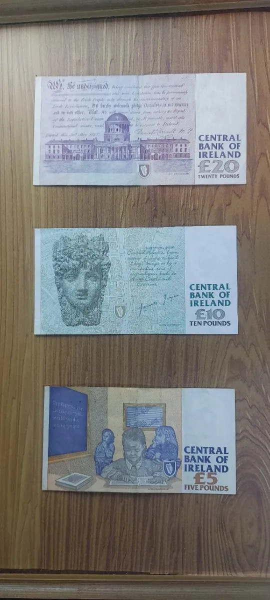 Irish Pound Notes C Series set 5.10.20 pound - Image 3