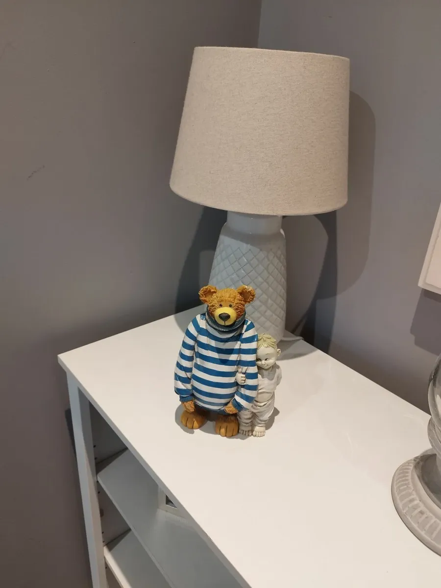 Charming Vintage-Style Bear & Child Figurine - Image 2