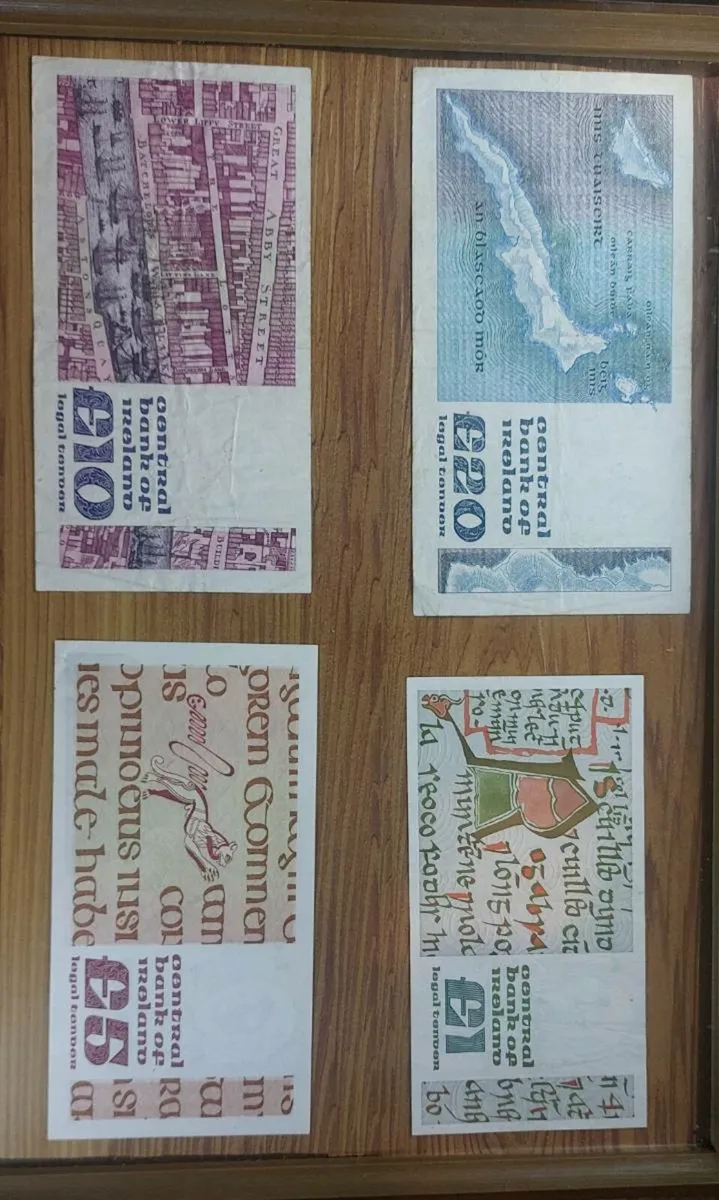 Irish Pound Notes B Series set 1.5.10.20 pound - Image 4