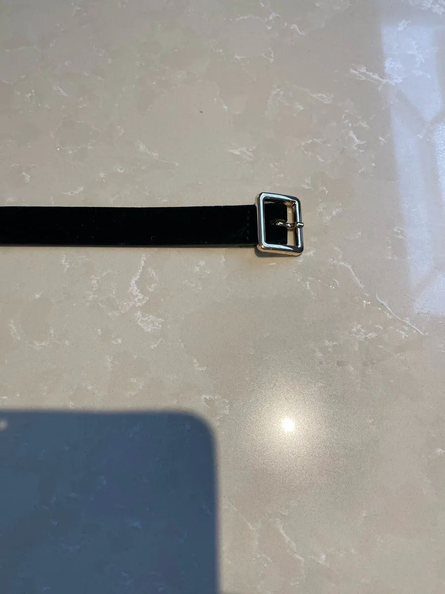 Ladies Stylish Black Satin Belt - Image 3