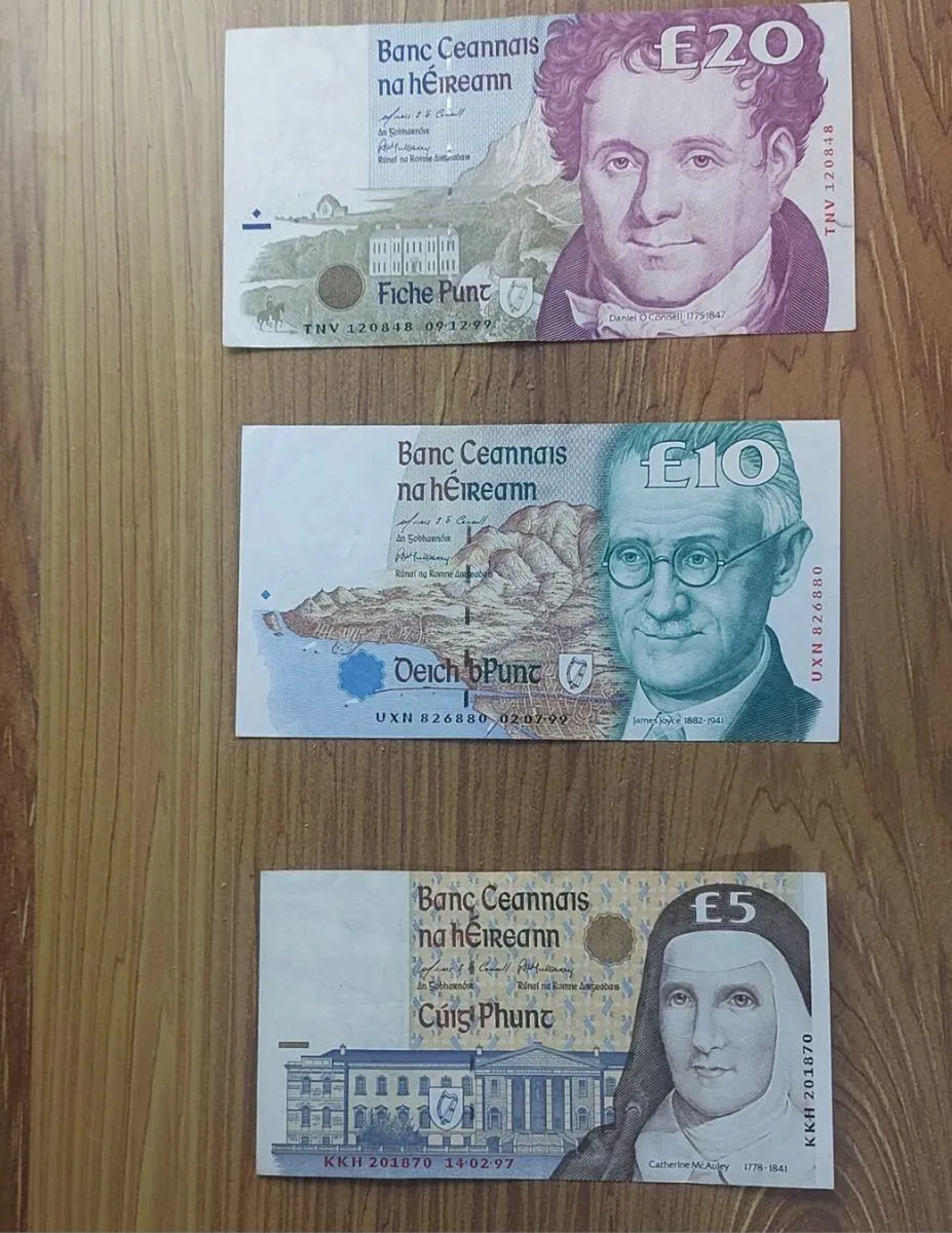 Irish Pound Notes C Series set 5.10.20 pound - Image 1