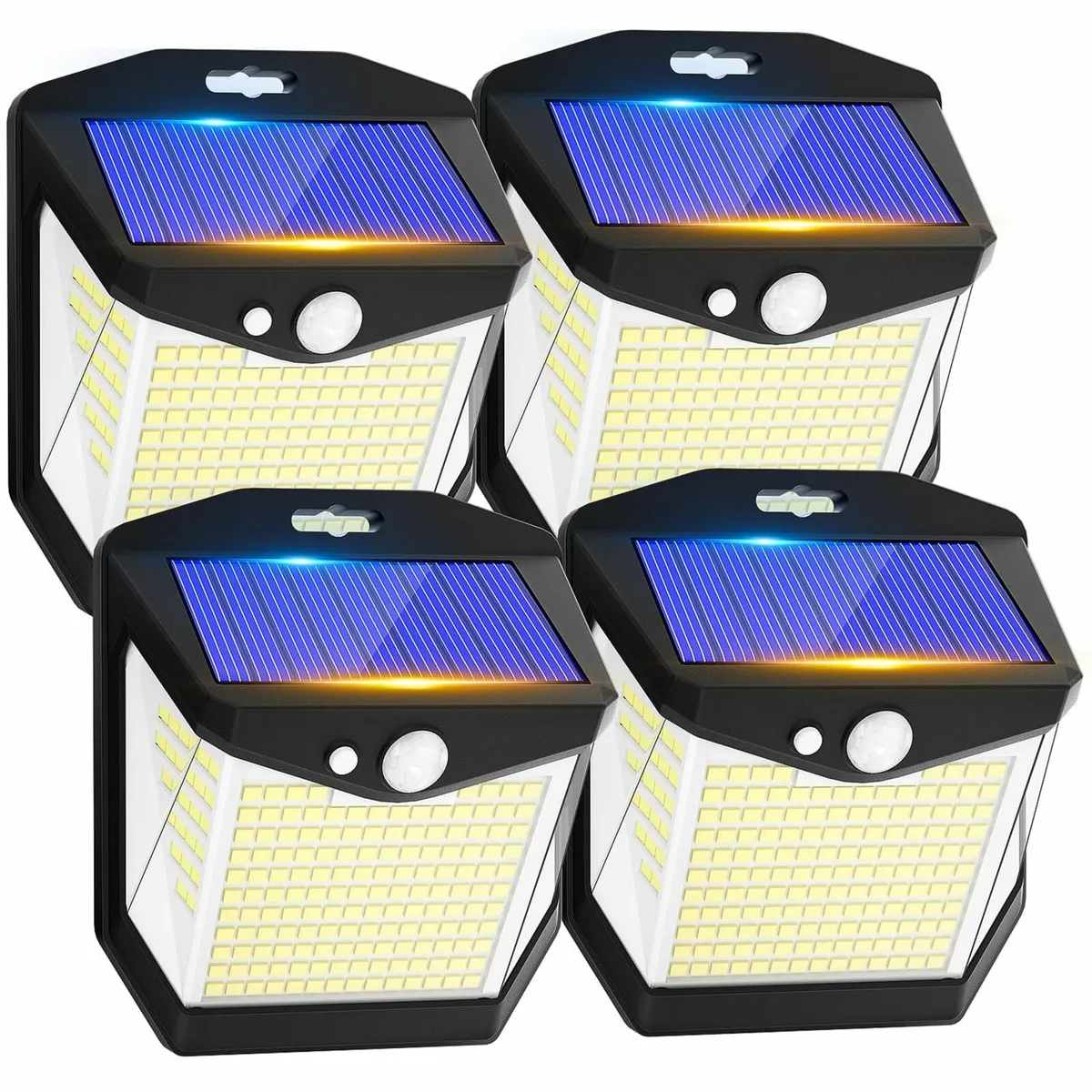 4 Pack-Solar Security Lights Outdoor Garden LED - Image 1