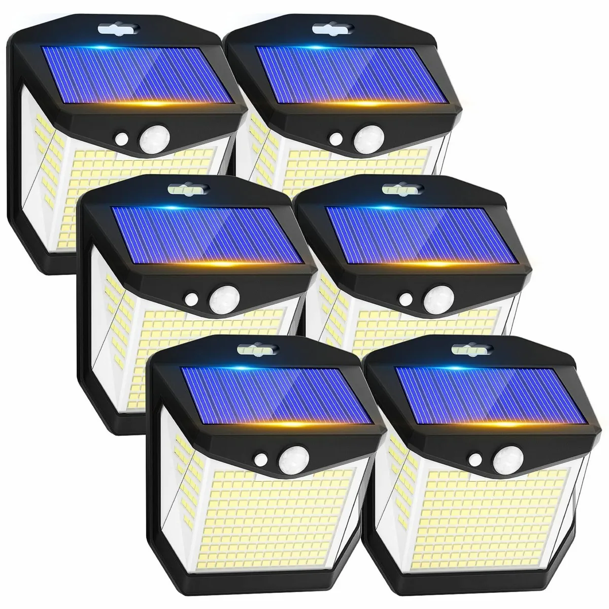 6 Pack-Solar Lights Outdoor Garden LED Waterproof - Image 1