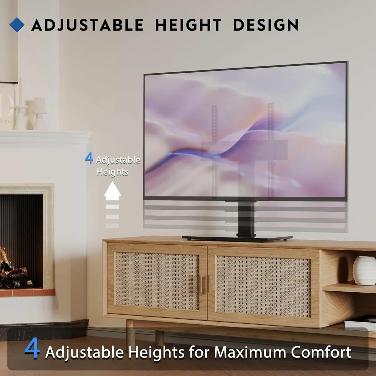 Universal TV Stand 24–60 Inch Height Adjustable - Image 4