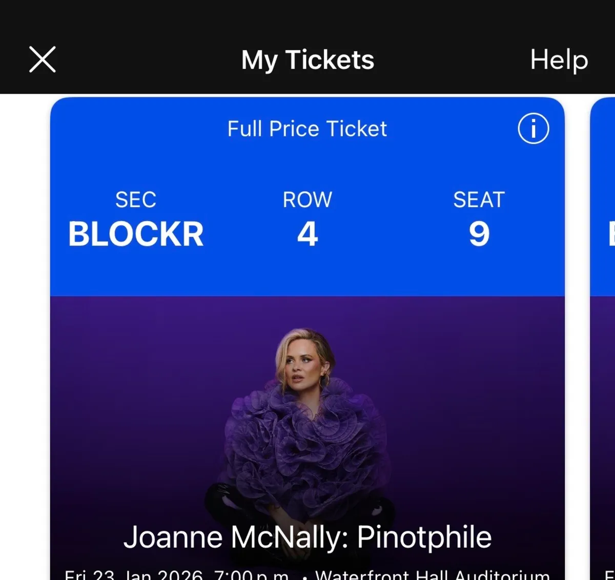 2 Tickets Belfast - Image 2