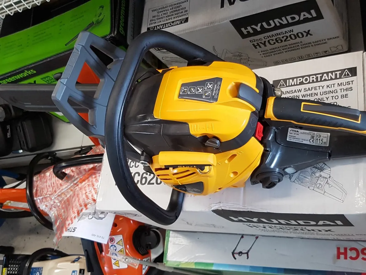 STIGA SP386 PETROL CHAINSAW - FOR SALE - Image 2