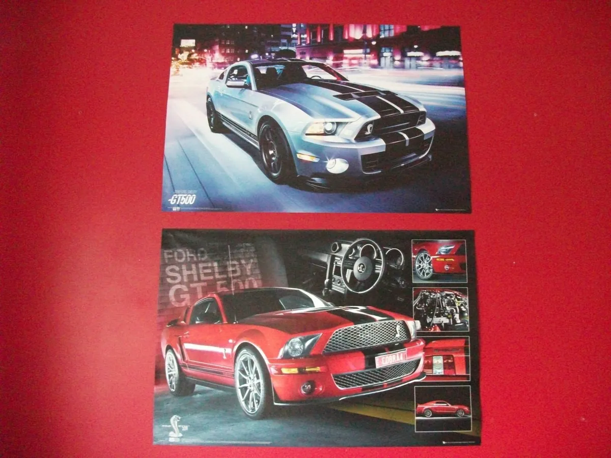Two Ford Shelby GT 500 Posters