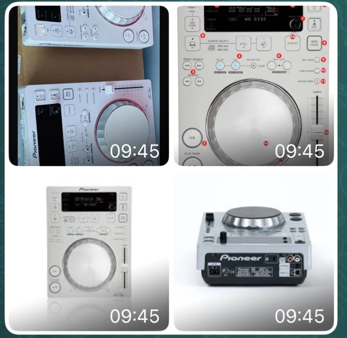 Title: Pioneer CDJ-350 Pair (USB/MP3/CD) – Profess - Image 1