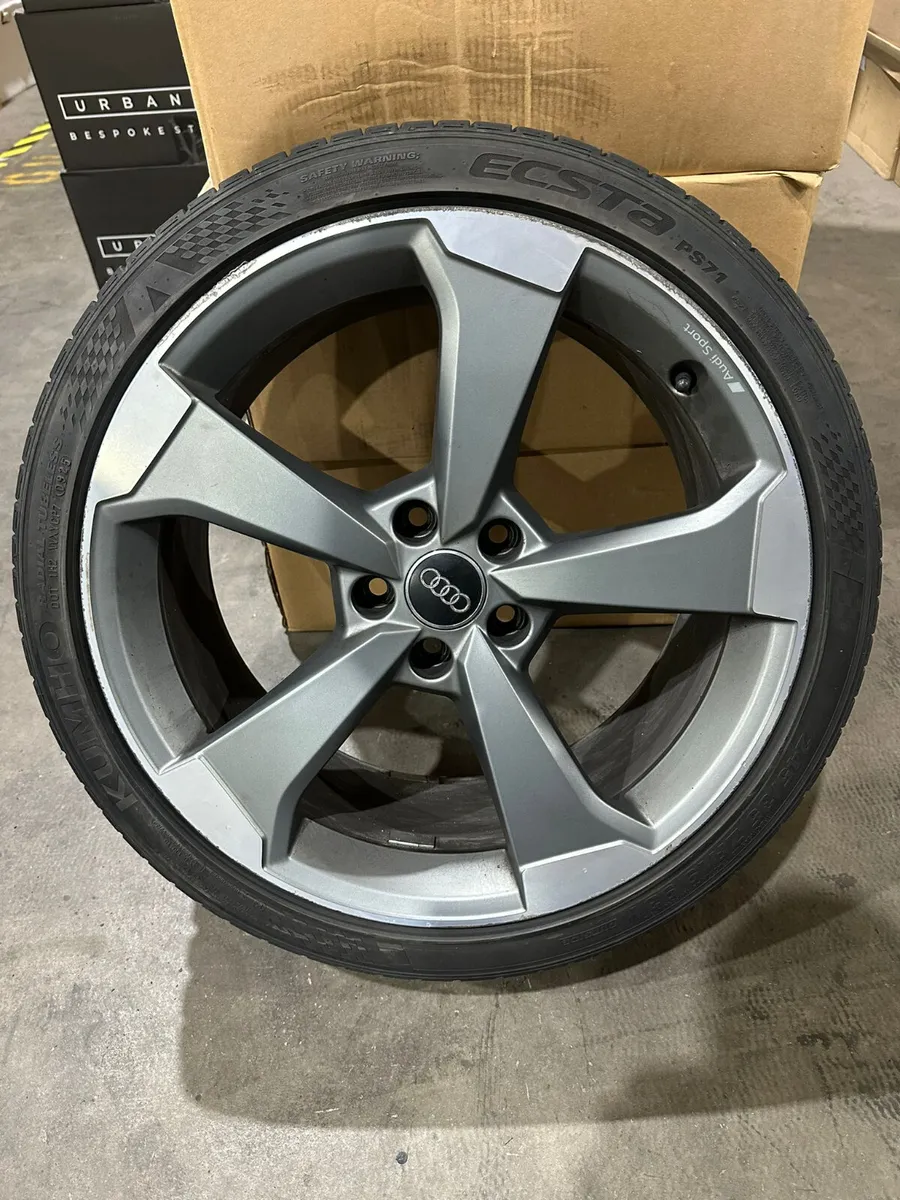 19" GENUINE AUDI ROTOR A4 Alloy Wheels & Tyres - Image 2